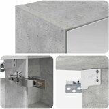  Kupaonski ormar s ogledalom Betonski sivi 50 x 14,5 x 70 cm | shoptok.hr