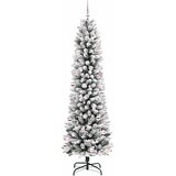  Umjetno božićno drvce Bijela 240 cm PVC i Metal i Plastika | shoptok.hr