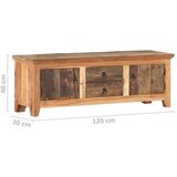 vidaXL TV ormarić 120 x 30 x 40 cm masivno bagremovo i obnovljeno drvo | shoptok.hr