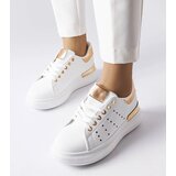 Gemre White sneakers with colorful perforation Chalut | Shoptok.si