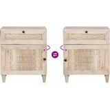  Noćni ormar Bijela 50 x 33 x 60 cm Konstruirano drvo | shoptok.hr