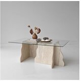 Hanah home sto za dnevnu sobu canyon travertine transparent | Eponuda.com