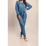 Fenzy Denim Kombinezon S Potiskom Pik, Moder | Shoptok.si