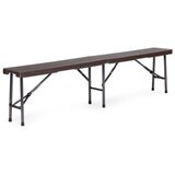 Modern Home sklopivi sto 180cm + 2 klupe braon Cene