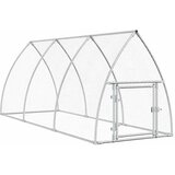  Kavez za kokoši srebrni 300 x 105 x 120 cm od pocinčanog čelika | shoptok.hr