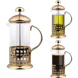 Altom design vrč i preša za čaj i kavu 350 ml, zlatna, 020302374 | shoptok.hr
