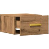 vidaXL Stenska nočna omarica artisan hrast 35x35x20 cm | Shoptok.si