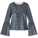usha FESTIVAL Bluza modra / indigo / temno zelena | Shoptok.si