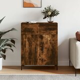 vidaXL Komoda dimljeni hrast 69,5x34x90 cm inženirski les Cene