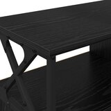 TV ormar Crni hrast 90 x 33 x 45 cm Inženjerska drva i čelik | Eponuda.com