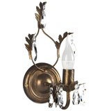  ONLI - Zidno svetlo TERESA 1xE14/6W/230V u bronzanoj boji | Eponuda.com