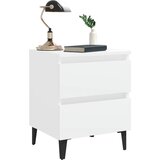  Noćni ormarići 2 kom bijeli 40 x 35 x 50 cm konstruirano drvo | shoptok.hr