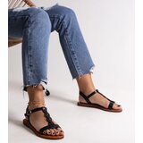 D/CEO Black sandals on a block heel Millo | Shoptok.si