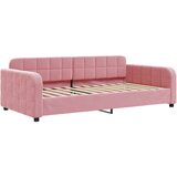  Dnevni krevet na razvlačenje ružičasti 100 x 200 cm baršunasti | shoptok.hr