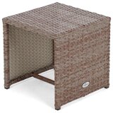  Bora-Bora ležaljka sa stolom u boji đumbira / smeđe melanže | shoptok.hr