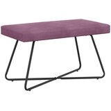  Klupa Ljubičasta 80 x 40 x 45 cm Baršun | shoptok.hr