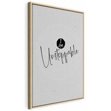  Slika - I Am Unstoppable (1 Part) Vertical 60x90 U prirodnom drvenom okviru | shoptok.hr