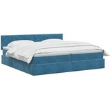 Krevet s od storage Tamno plava 200 x 200 cm Baršun | shoptok.hr
