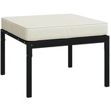  Vrtni taburei s jastucima boje pijeska 2 kom 60x60x35 cm čelik | shoptok.hr