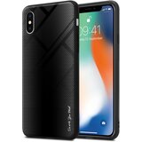  Ohišje, združljiv z Apple - Stripe Optics v Opal Black - Zaščitni pokrov iz silikona TPU in hrbta iz kaljenega stekla, (20573804) | Shoptok.si