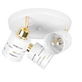 SPOT svetiljka ELEN 3xE27/35W/230V bela/zlatna | Eponuda.com