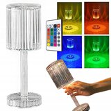 VERKGROUP LED RGB aku. namizna kristalna svetilka USB daljinec, (5000232025) | Shoptok.si