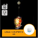 Aigostar LED božićna dekoracija LED/3xAAA Deda Mraz na skijama 23cm | Eponuda.com