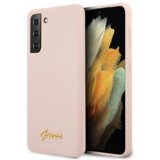 Guess GUHCS21MLSLMGLP silikonski ovitek za Samsung Galaxy S21 Plus G996 - roza Cene