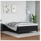  Madrac s džepičastim oprugama crni 140x190x20 cm umjetne kože | shoptok.hr