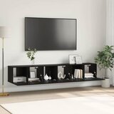  Set TV komoda 3 pcs Crna 60 x 30 x 30 cm Konstruirano drvo | Eponuda.ba