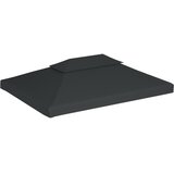  Pokrov za sjenicu s 2 razine 310 g/m² 4 x 3 m antracit | shoptok.hr