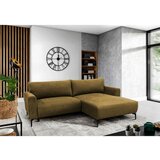 MID.YOU KOTNA SEDEŽNA GARNITURA, gladka tkanina rumena | Shoptok.si