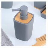 Tendance DOZATOR ZA SAPUN PISA 380 ML GUMA/BAMBUS, SIVI | shoptok.hr