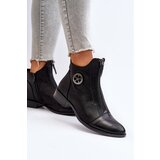 Boto Women's Ankle Boots with Flat Heel and Zip Beige Loratie | ePonuda.com