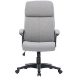 XORA PISARNIŠKI STOL umetna masa, tekstil siva, črna | Shoptok.si