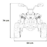 Ramiz 24V QUAD - ŠTIRIKOLESNIK ZA OTROKE CAN-AM MAVERICK RDEČA | Shoptok.si