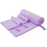  Set sportskih ručnika 3 pcs Ljubičasta Polyester i Polyamid | shoptok.hr