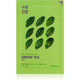 Holika Holika Pure Essence Green Tea njegujuća sheet maska za osjetljivu i crvenu kožu lica 23 ml