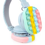 OXE Bluetooth bežične dječje slušalice Pop It, tirkiz | shoptok.hr