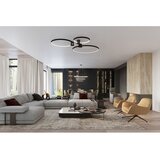 Thoro Črna aluminijasta LED viseča svetilka ø 78 cm RIO – | Shoptok.si