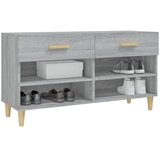 Ormarić za cipele sivi hrast 102 x 35 x 55 cm konstruirano drvo | Eponuda.ba