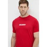 Karl Lagerfeld Kratka majica moška, rdeča barva, 543221.755085