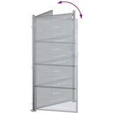  Dvorišna vrata - Vrtna vrata Srebrno 96 x 200 cm Nehrđajući čelik | shoptok.hr