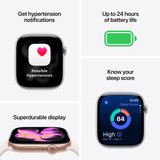Apple watch series 11 gps 46mm m/l crno MEUX4ZR/A, aluminijasto ohišje, športni pas crne barve. | Shoptok.si
