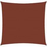 vidaXL Senčno jadro oksford blago kvadratno 7x7 m terakota | Shoptok.si