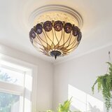 Endon 111906 - Plafonski luster Tiffany HUTCHINSON 3xE27/10W/230V prečnik 50 cm | Eponuda.com