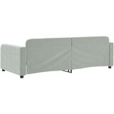  Dnevni krevet svjetlosivi 90 x 200 cm baršunasti | shoptok.hr