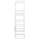 Stalak za cvijeće 94,5 x 25 x 89 cm bijeli željezni | Eponuda.com