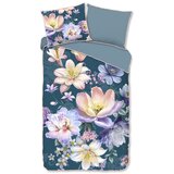 Descanso Plava posteljina za krevet za jednu osobu/za produženi krevet od pamučnog satena 140x220 cm Mirery – | shoptok.hr