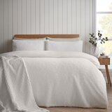 Catherine Lansfield Krem posteljina za bračni krevet 200x200 cm Textured Wave Faux Fur – | shoptok.hr